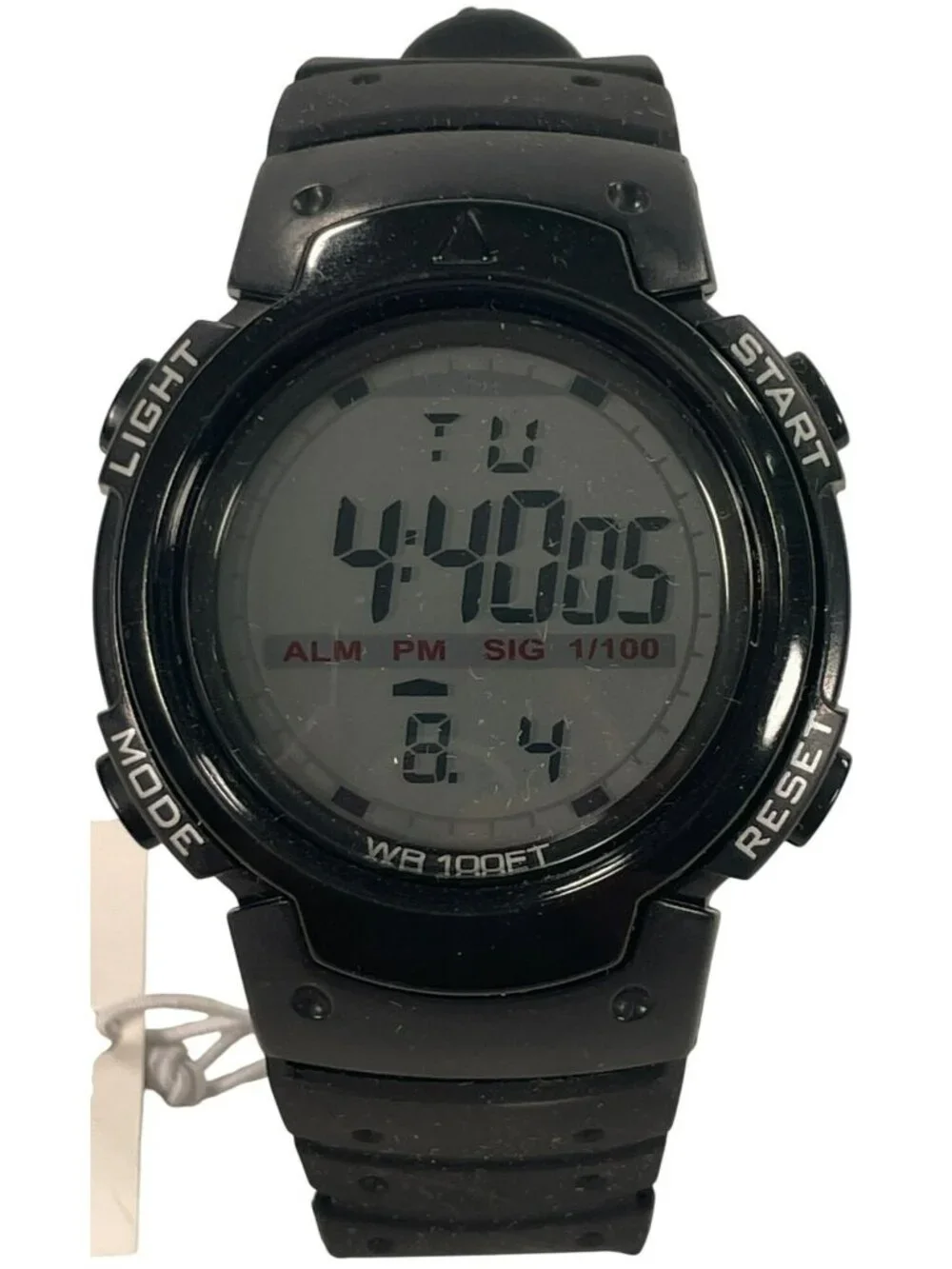 George Digital Black Wristwatch Stopwatch & Alarm WR 100FT Men's O/S BOXED NEW